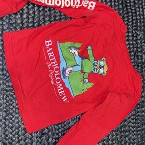 Kids Red Long Sleeve Shirt